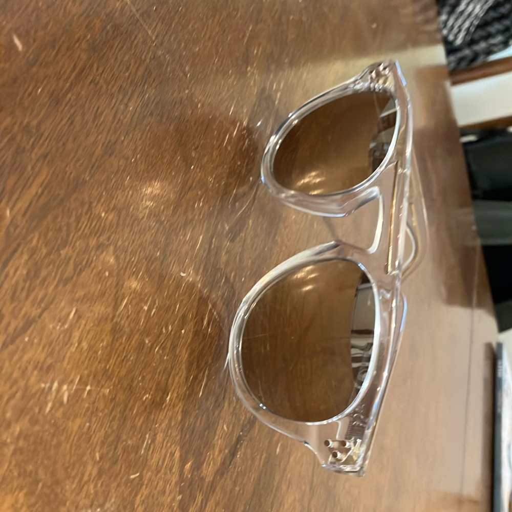 Cutler and Gross - round frame, clean and gold